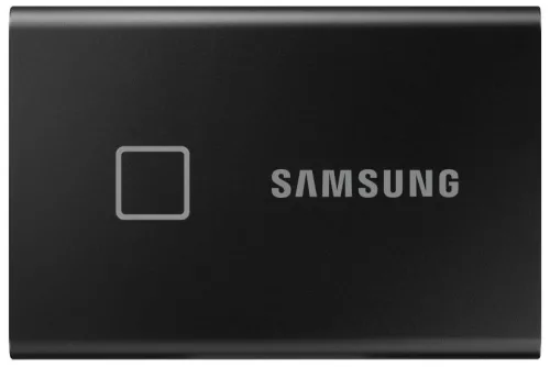 SAMSUNG SSD Külső, 1TB, T7 Touch, Fekete, USB 3.2