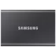 SAMSUNG SSD Külső, 2TB, T7, Titán Szürke, USB 3.2