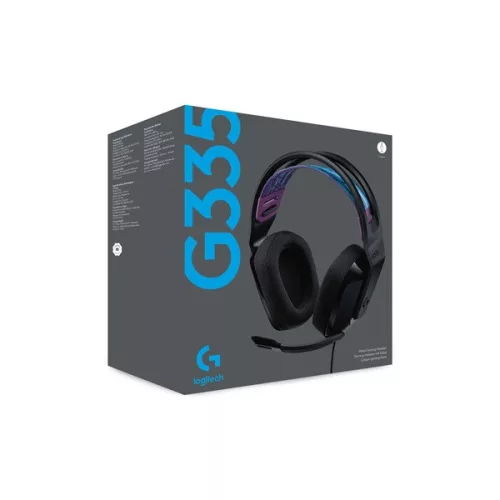 Logitech Fejhallgató - G335  Gaming headset (Vezetékes, 3,5mm Jack, hangerőszabályzó, fekete)
