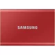 Samsung 2,5" 500GB T7 USB-C 3.2 külső SSD piros