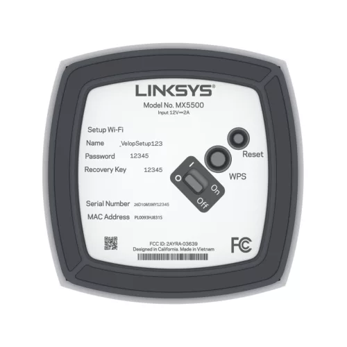 Linksys Atlas Pro 6 Whole-Home Mesh Wifi 6 MX5501 AX5400 Dual Band 1-Pack - White