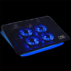   Advance Notebook Hűtőpad 17"-ig - AIRSTREAM 17 (Max.: 17", 4x80mm, 1500rpm, 1xUSB2.0, fekete)