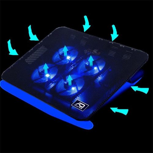 Advance Notebook Hűtőpad 17"-ig - AIRSTREAM 17 (Max.: 17", 4x80mm, 1500rpm, 1xUSB2.0, fekete)