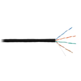   NIKOMAX Falikábel U/UTP CAT5e BC, 24AWG, PE, kültéri, 305m, fekete