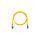 NIKOMAX Patch kábel UTP, CAT6, LSZH, Essential Series,  0,2m, sárga