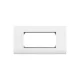 NIKOMAX Mosaic keret 45x45mm, 2 portos, 148x80x8 mm