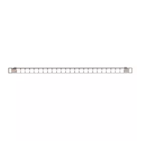   NIKOMAX Patch panel, 0,5U, 24 portos, üres, fém, moduláris