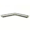 NIKOMAX Patch panel STP, Keystone, 24 portos, 1U, döntött/hajlított