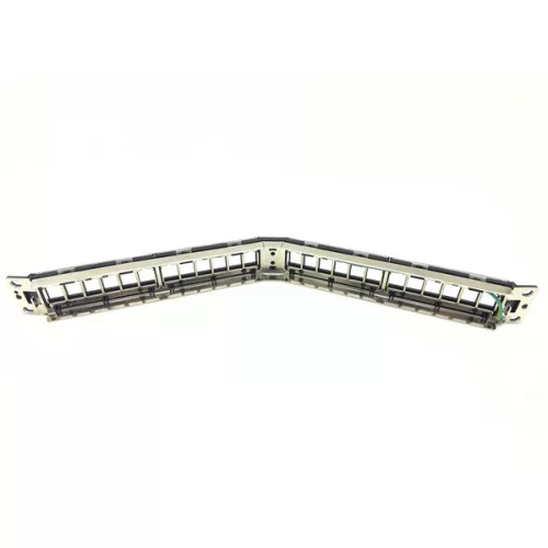 NIKOMAX Patch panel STP, Keystone, 24 portos, 1U, döntött/hajlított