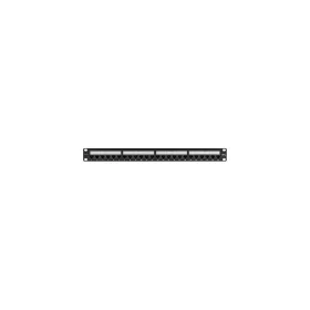   NIKOMAX Patch panel UTP, CAT6a, 24 portos, szerszámmal szerelhető, 1U