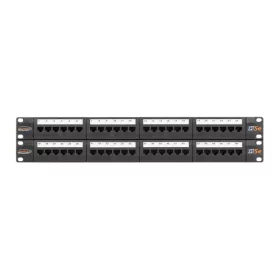   NIKOMAX Patch panel UTP, CAT5e, 48 portos, szerszámmal szerelhető, 2U