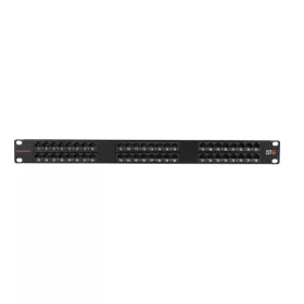   NIKOMAX Patch panel UTP, CAT6, 48 pontos, szerszámmal szerelhető, 1U