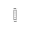 NIKOMAX Patch panel, UTP, 12 portos, 10", beépíthető, üres, fekete