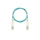 NIKOMAX Optikai patch kábel LC - LC, MM 50/125, OM3, duplex,   3m, aqua