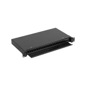   NIKOMAX Optikai patch panel Simplex, SC/LC 48 port, kihúzható, fekete
