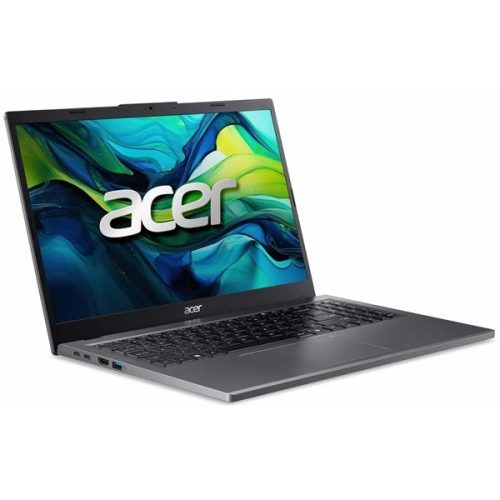 ACER Notebook - Aspire A15-61M-R5S9, 15.6" FHD, AMD Ryzen 7 8840HS, 16GB, 1TB SSD, UMA, DOS, acélszürke