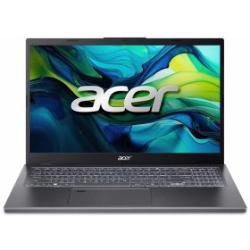   ACER Notebook - Aspire A15-61M-R18B, 15.6" FHD, AMD Ryzen 5 8640HS, 16GB, 512GB SSD, UMA, DOS, acélszürke