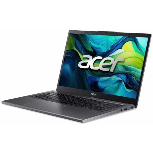 ACER Notebook - Aspire A15-61M-R18B, 15.6" FHD, AMD Ryzen 5 8640HS, 16GB, 512GB SSD, UMA, DOS, acélszürke