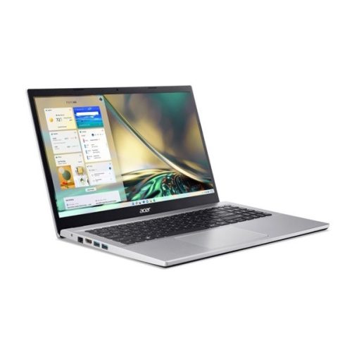ACER Notebook - Aspire A315-59-333H, 15.6" FHD, Intel Core i3-1215U, 16GB, 512GB SSD, UMA, Win11 Home, ezüst