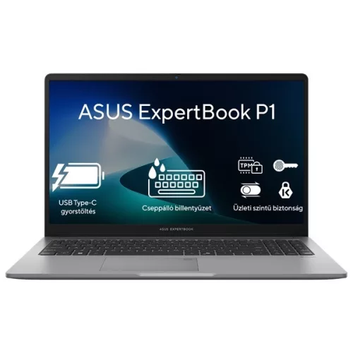 ASUS Notebook - COM NB Expertbook P1403CVA-S60776 14" FHD, i5-13420H, 8GB, 512GB M.2, INT, NOOS, Szürke