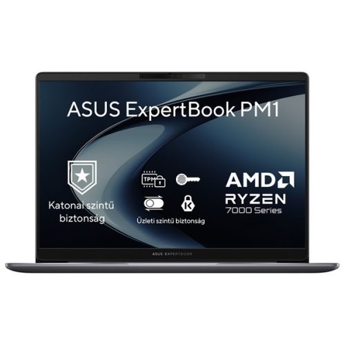 ASUS Notebook - Expertbook PM1503CDA-S70007 15,6" FHD, Ryzen 5-7535HS, 8GB, 512GB M.2, INT, NOOS, Szürke
