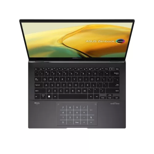 ASUS Notebook - CONS NB ZenBook UM3402YA-KM465W 14" 2,8K OLED GL, Ryzen7 7730U, 16GB, 512GB M.2, INT, WIN11H, Fekete