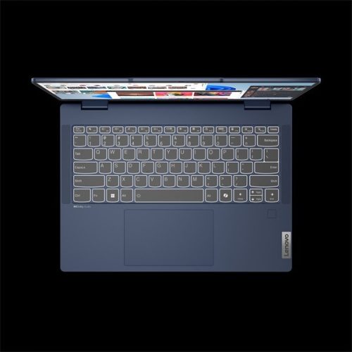 LENOVO Notebook - IdeaPad 5 2-in-1 14AHP9, 14.0" WUXGA Touch, AMD Ryzen 7-8845HS, 16GB, 512GB SSD, NoOS, Cosmic Blue