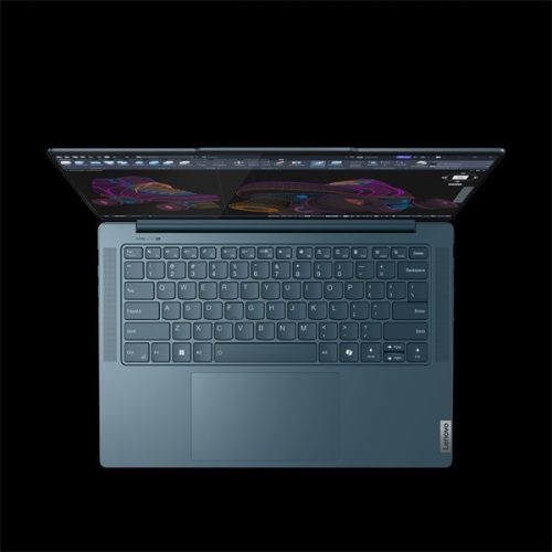 LENOVO Notebook - Yoga Pro 7 14AHP9, 14.5" 2.5K, AMD Ryzen 7 8845HS, 16GB, 512GB SSD, NoOS, Tidal Teal