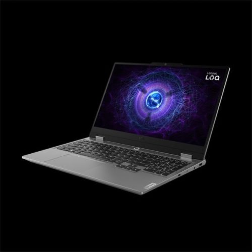 LENOVO Notebook - LOQ Gaming 15IAX9, 15.6" FHD, Intel Core i5-12450HX, 24GB, 512GB SSD, nV RTX 3050 8GB, NoOS, Luna Grey
