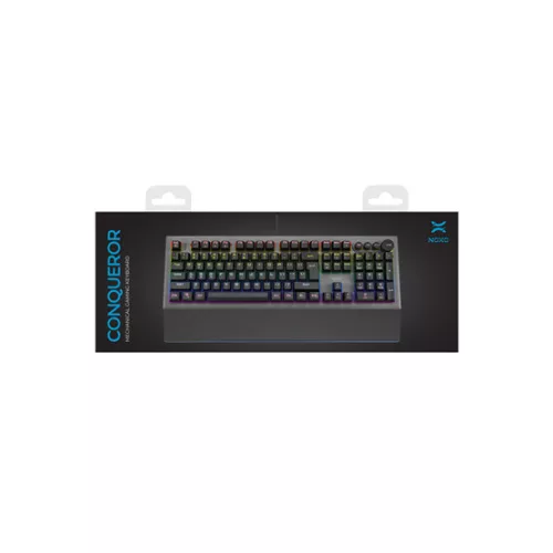 NOXO Conqueror Mechanikus gaming billentyűzet, PIROS switch, magyar kiosztás