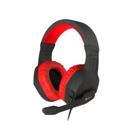   Genesis Argon 200 Gamer mikrofonos sztereo fejhallgató - Piros