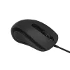 OMEGA Egér vezetékes, USB-C, 1200 DPI, 1,5m, fekete