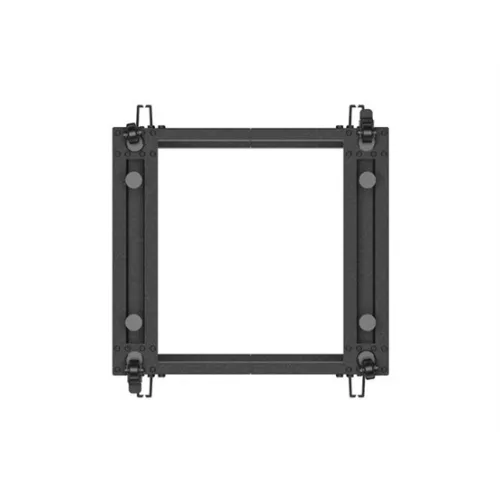 Lanberg 19" 9U 600x600-1100 (állítható mélységű) szabadon álló rack keret, fekete