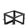 Lanberg 19" 9U 600x600-1100 (állítható mélységű) szabadon álló rack keret, fekete