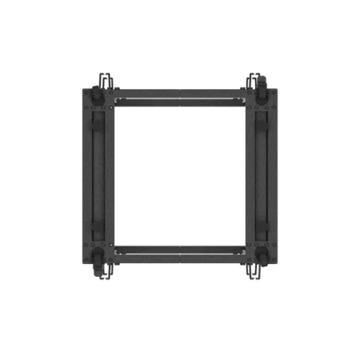 Lanberg 19" 15U 600x600-1100 (állítható mélységű) szabadon álló rack keret, fekete
