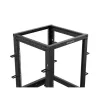 Lanberg 19" 15U 600x600-1100 (állítható mélységű) szabadon álló rack keret, fekete