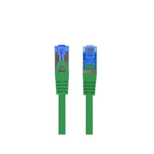 Lanberg patch kábel, Cat6a S/FTP LSZH CCA 0,5 m, zöld