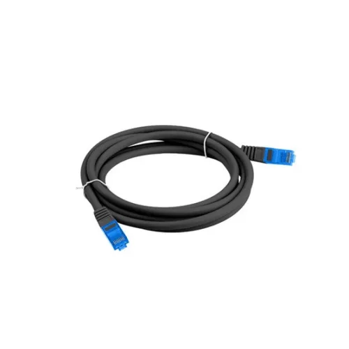 Lanberg patch kábel Cat6a S/FTP LSZH CCA 1,5 m, fekete