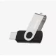 Hikvision HIKSEMI Pendrive - 64GB USB3.0, ROTARY M200S, Ezüst-Fekete