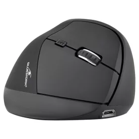   Bluestork Vezeték nélküli Egér - M-WL-ERGO-BK (Ergonomic, Rechargeable, 2.4G, 2400 DPI, optikai, fekete)