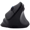 Bluestork Vezeték nélküli Egér - M-WL-ERGO-LUMI-TH (Ergonomic, Rechargeable, 2,4GHZ+Bluetooth, 4800 DPI, 6 gomb, fekete)