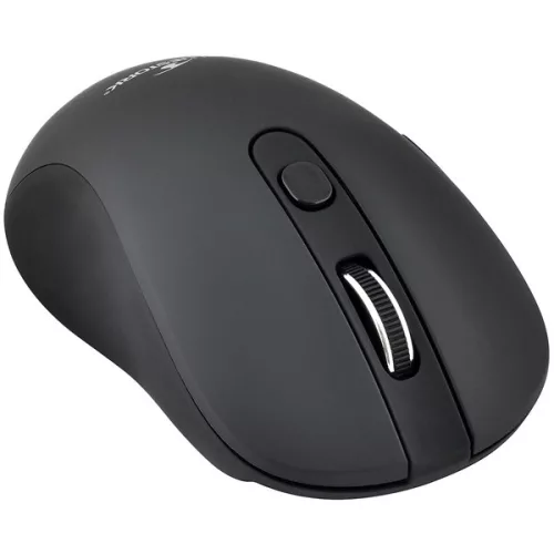 Bluestork Vezeték nélküli Egér - M-WL-OFF60-BLACK (1600 DPI, 6 gomb, optikai, fekete)