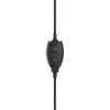 Bluestork Fejhallgató - MC201 Office Headset (mikrofon; hangerő szabályzó, 3,5 Jack, fekete)