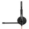 Bluestork Fejhallgató - MC301 Office Headset (mikrofon; hangerő szabályzó, 3,5 Jack, fekete)