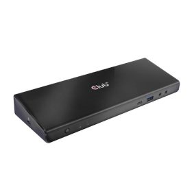   Club 3D Notebook Dokkoló - CSV-1562 (60W, 3.2 USB-C to 3xHDMI, 2x DP, 6x 3.2 USB-A, RJ45. 3,5 Jack)
