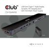 Club 3D Notebook Dokkoló - CSV-1564W100 (100W, 3.2 USB-C to 3xUSB-A 3.2, 5x USB-A,HDMI, PD, VGA, RJ45, SD, Micro SD, 3,5