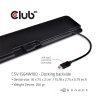Club 3D Notebook Dokkoló - CSV-1564W100 (100W, 3.2 USB-C to 3xUSB-A 3.2, 5x USB-A,HDMI, PD, VGA, RJ45, SD, Micro SD, 3,5