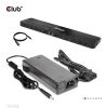 Club 3D Notebook Dokkoló - CSV-1566 (120W, USB-C to 5x USB-A Gen 1, USB-C  Gen 1, 2xHDMI, DP, RJ45, SD.TF. 3,5 Jack, DC)