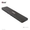 Club 3D Notebook Dokkoló - CSV-1566 (120W, USB-C to 5x USB-A Gen 1, USB-C  Gen 1, 2xHDMI, DP, RJ45, SD.TF. 3,5 Jack, DC)