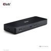 Club 3D Notebook Dokkoló - CSV-1583 (140W, 2xThunderbolt 4, 3xDP, 2xHDMI, USB-C, 3xUSB-A, SD, TF, RJ45, 3,5 Jack, DC)